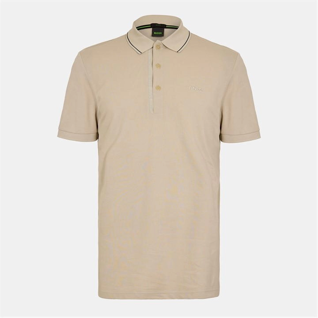 Hugo Boss Men's Paule Short Sleeve Polo Shirt - Beige
